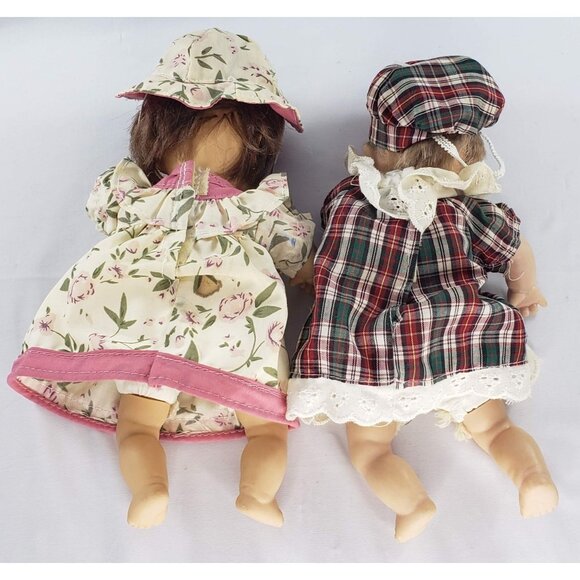 Vintage Gi-Go Toys Palm Pals Doll Baby Set of 2 Hong Kong - Picture 4 of 9